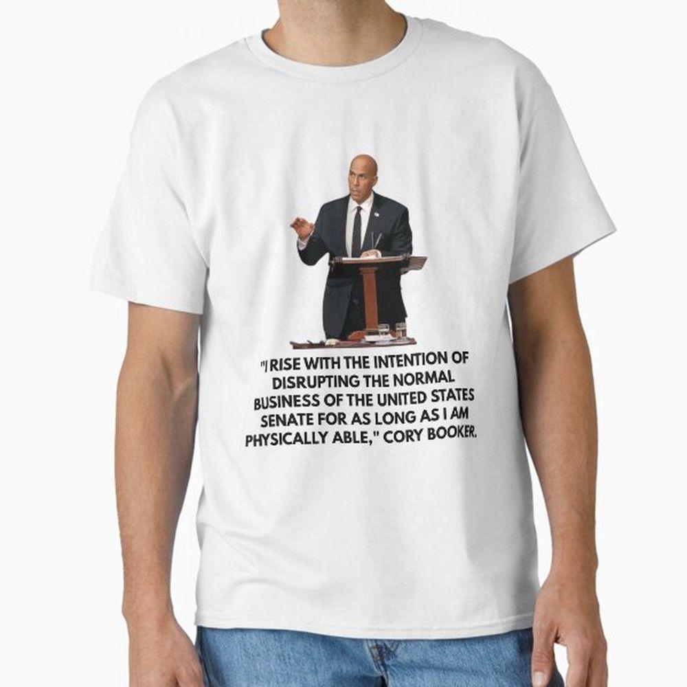 Cory Booker Marathon Speech 2025 Makes History Tshirt Cory Booker Marathon Speech 2025 Makes History Tshirt